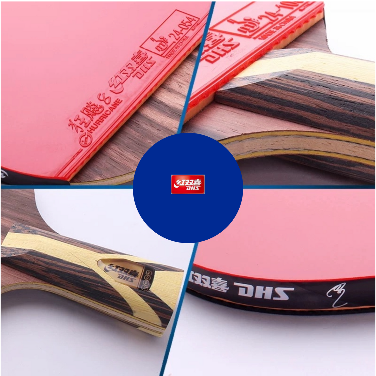 DHS H9006 Penhold Table Tennis Bat (CS)