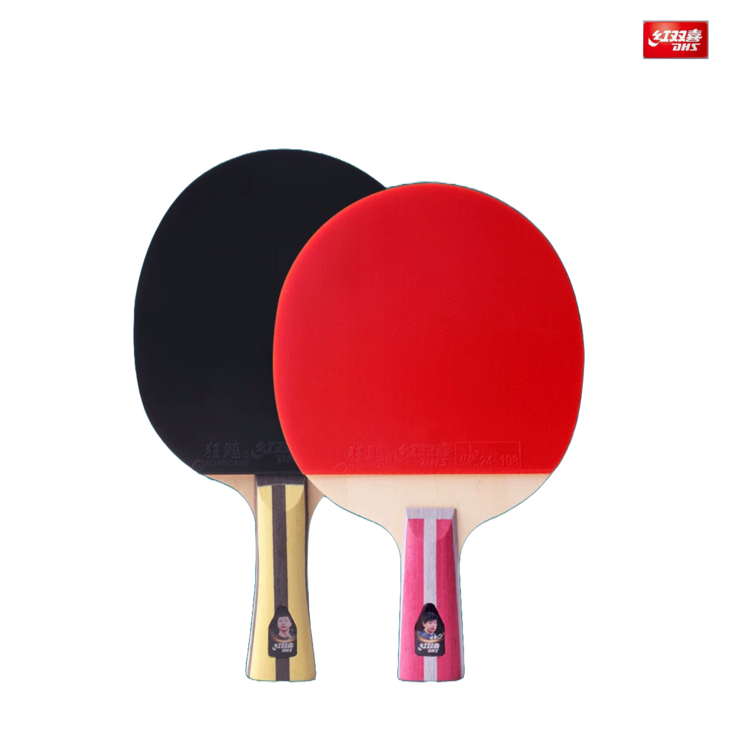 DHS H4002 Shakehand Table Tennis Bat (FL)