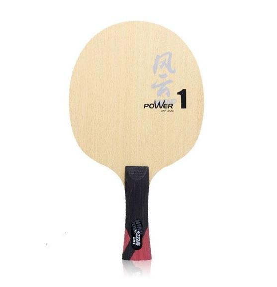 DHS Powerwind WP1 Shakehand (FL) Blade - small handle - DHS tabletennis