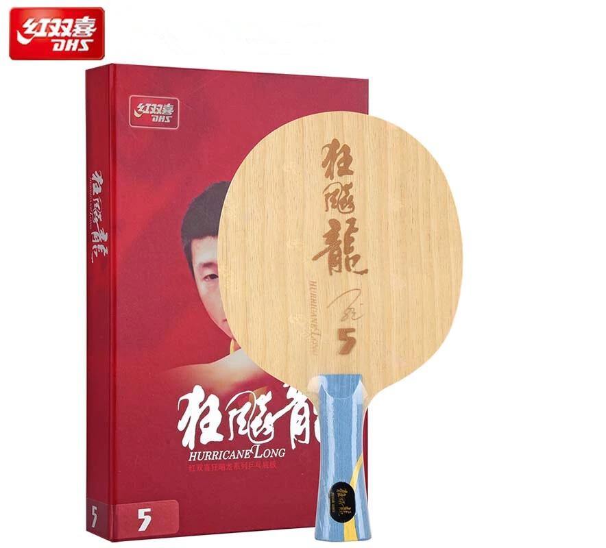 DHS Hurricane LONG 5 Shakehand Blade [FL / ST] - DHS tabletennis 