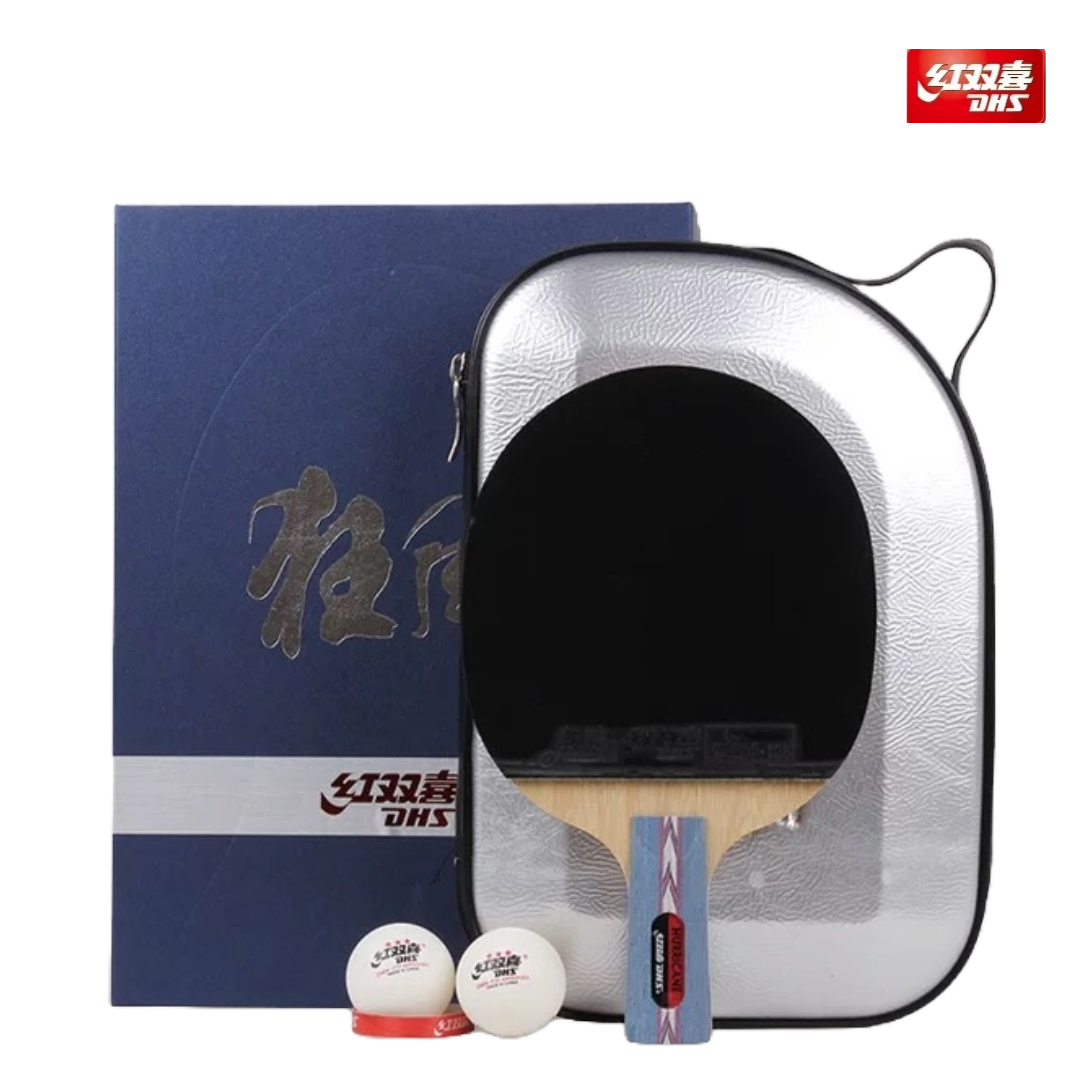 DHS Hurricane No.1 Penhold (CS) Racket GIftbox Set - DHS tabletennis ...