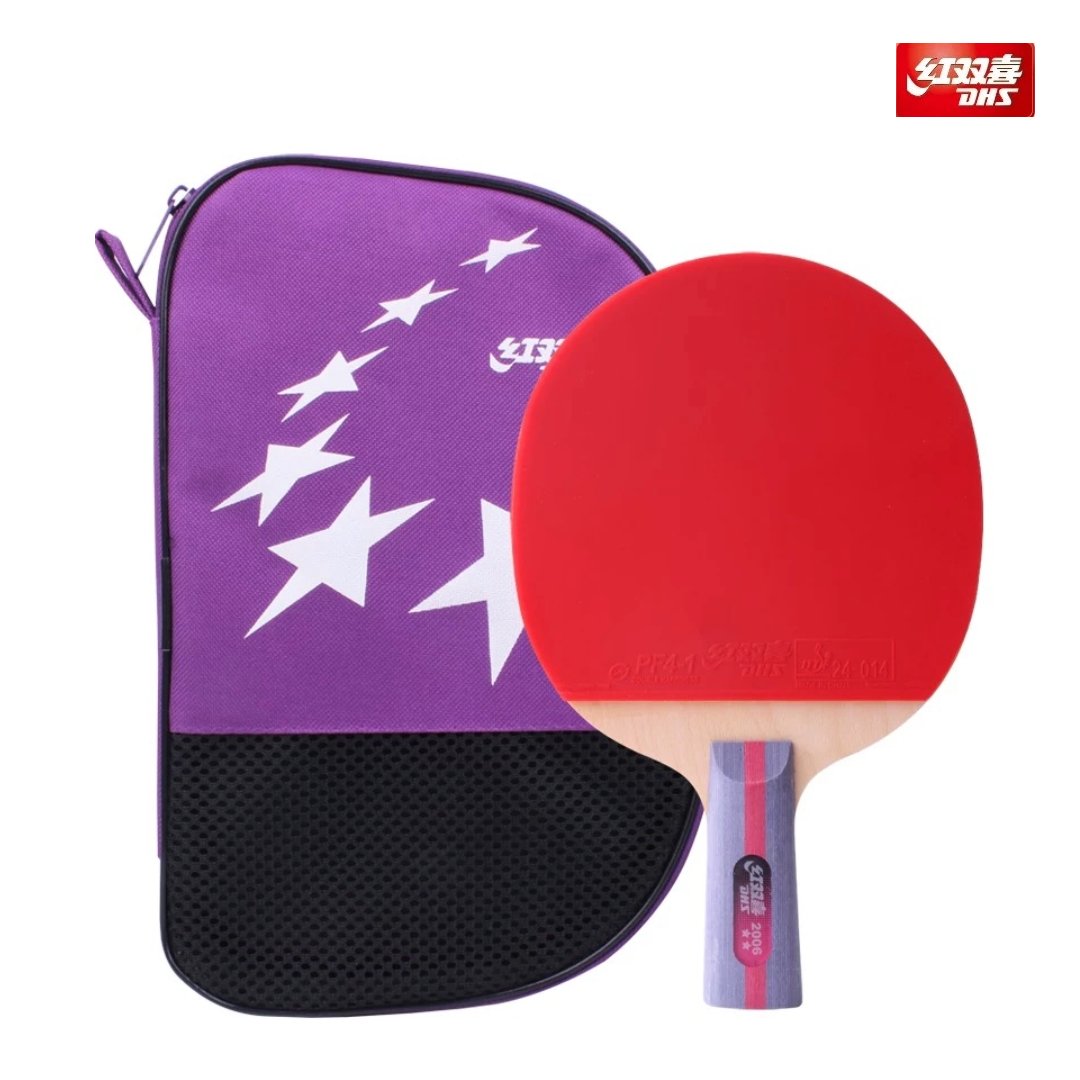 Dhs Tt Racket DHS T2006 2-Star Penhold Table Tennis Racket | Beginner | DHS Table Tennis