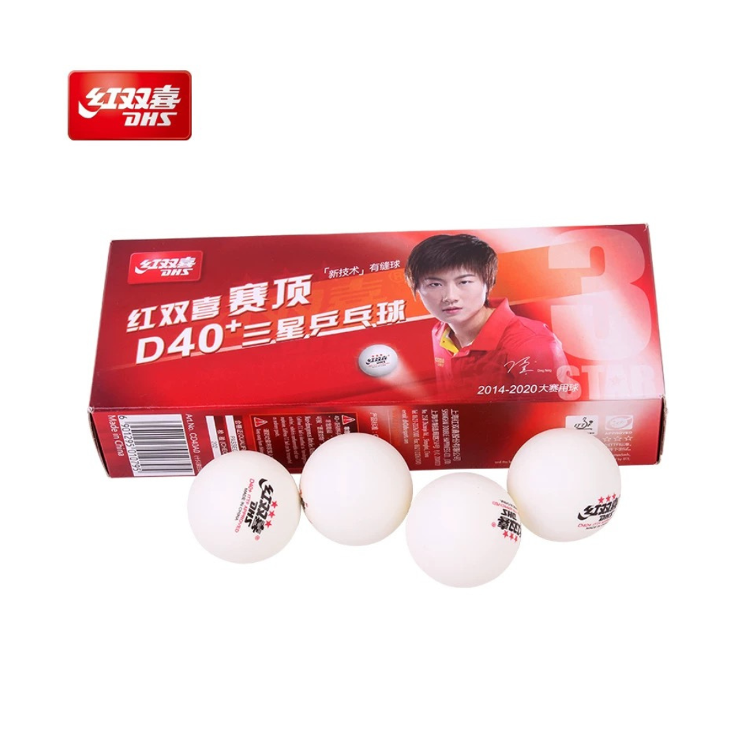 DHS D40+ 3 star Table Tennis ball [White] ITTF approved