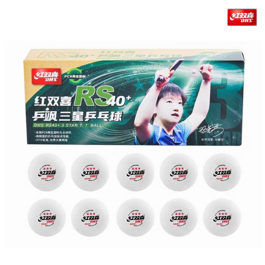 DHS RS40+ 3 star Table Tennis ball [White] ITTF approved
