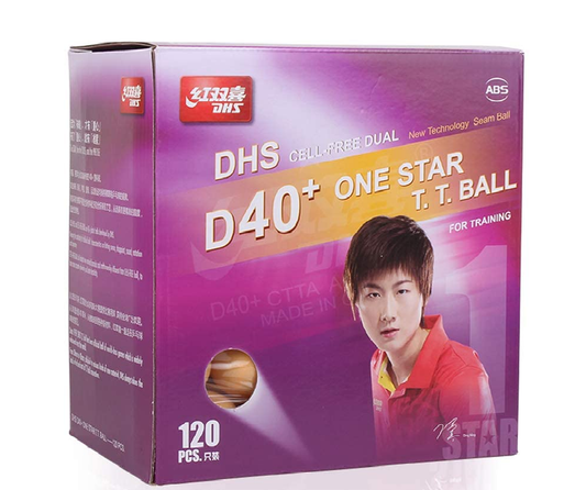 DHS D40+ 1 star 120pc Table Tennis ball [Orange] Accessories DHS 
