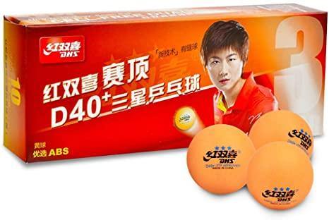 DHS D40+ 3 star Table Tennis ball [Orange] Accessories DHS