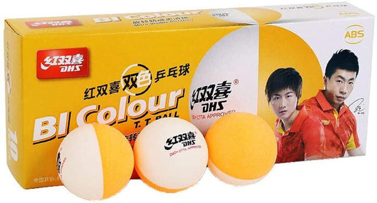 DHS D40+ Bi-Color Ball Table Tennis Balls DHS