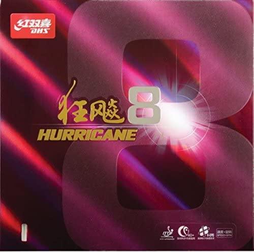 DHS Hurricane 8 Rubber Table Tennis Rubber